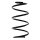 Suspension Spring set front axle coil spring Ø 159 mm KYB for e.g. HYUNDAI i30
