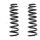 Suspension Spring set front axle coil spring Ø 108 mm KYB for MERCEDES-BENZ SL