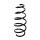 Suspension Spring set front axle coil spring Ø 148 mm KYB for OPEL ZAFIRA