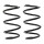 Suspension Spring set front axle Ø 160 mm KYB for e.g. RENAULT MEGANE