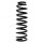 Suspension Spring set front axle coil spring Ø 119 mm KYB for SSANGYONG REXTON