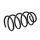 Suspension Spring set front axle coil spring Ø 158 mm KYB for FORD KUGA