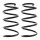 Suspension Spring set front axle coil spring Ø 143 mm KYB for MINI COUNTRYMAN