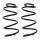 Suspension Spring Set front coil spring Ø 143 mm KYB for e.g. MINI Cabriolet