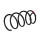 Suspension Spring Set front coil spring Ø 143 mm KYB for e.g. MINI Cabriolet