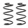 Suspension Spring set front axle Ø 141 mm KYB for e.g. SKODA OCTAVIA
