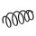 Suspension Spring set front axle coil spring Ø 149 mm KYB for TOYOTA YARIS