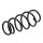 Suspension Spring set front axle coil spring Ø 146 mm KYB for TOYOTA YARIS
