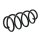 Suspension Spring Set front coil spring Ø 164 mm KYB for RANGE ROVER EVOQUE