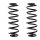 Suspension Spring set rear axle coil spring KYB IAM-Expertise for AUDI TT