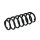 Suspension Spring set rear axle coil spring KYB IAM-Expertise for AUDI TT