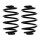 Suspension Spring set rear axle coil spring KYB IAM-Expertise for BMW 3 Series