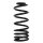 Suspension Spring set rear axle Ø 129.5 mm KYB for e.g. FORD TAUNUS