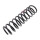 Suspension Spring set rear axle coil spring Ø 102 mm KYB for BMW 5 Series