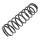 Suspension Spring set rear axle coil spring Ø 103 mm KYB for e.g. FORD FIESTA