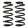 Suspension Spring set rear axle coil spring KYB IAM-Expertise for LEXUS CT