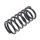 Suspension Spring set rear axle coil spring Ø 110 mm KYB for e.g. FORD ESCORT