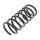 Suspension Spring set rear axle coil spring Ø 134 mm KYB for e.g. FORD SIERRA