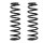 Suspension Spring Set rear Ø 105 mm KYB for e.g. MITSUBISHI OUTLANDER