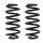 Suspension Spring set rear axle coil spring KYB for e.g. OPEL MOKKA