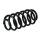 Suspension Spring set rear axle coil spring KYB for e.g. OPEL MOKKA