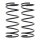 Suspension Spring set rear axle Ø 142 mm KYB for e.g. NISSAN SUNNY