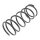 Suspension Spring set rear axle Ø 142 mm KYB for e.g. NISSAN SUNNY