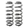 Suspension Spring set rear axle coil spring KYB suitable for e.g. VW GOLF