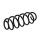 Suspension Spring set rear axle coil spring KYB IAM-Expertise for VW GOLF