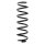 Suspension Spring set rear axle coil spring KYB IAM-Expertise for VW GOLF