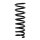 Suspension Spring set rear axle coil spring KYB for JAGUAR S-TYPE