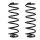 Suspension Spring set rear axle coil spring KYB for e.g. SKODA FABIA