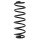 Suspension Spring set rear axle coil spring KYB for e.g. SKODA FABIA