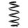 Suspension Spring set rear axle coil spring KYB for e.g. NISSAN QASHQAI