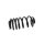 Suspension Spring set rear axle coil spring KYB fits OPEL ZAFIRA