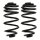 Suspension Spring set rear axle coil spring KYB for e.g. OPEL ZAFIRA