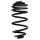 Suspension Spring set rear axle coil spring KYB for e.g. OPEL ZAFIRA