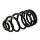 Suspension Spring set rear axle coil spring KYB for e.g. OPEL ZAFIRA