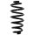 Suspension Spring set rear axle coil spring KYB IAM-Expertise for SEAT EXEO