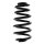 Suspension Spring set rear axle coil spring KYB IAM-Expertise for SEAT EXEO