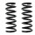 Suspension Spring set rear axle coil spring KYB suitable for FORD GALAXY