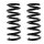 Suspension Spring set rear axle coil spring KYB suitable for FORD S-MAX