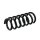 Suspension Spring set rear axle coil spring KYB for e.g. FORD S-MAX