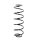 Suspension Spring set rear axle coil spring Ø 122 mm KYB for e.g. CITROËN C3