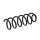 Suspension Spring set rear axle Ø 109 mm KYB for RENAULT LOGAN/STEPWAY
