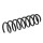 Suspension Spring set rear axle Ø 97 mm KYB for e.g. RENAULT FLUENCE