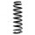 Suspension Spring set rear axle coil spring Ø 100 mm KYB for e.g. HYUNDAI