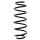 Suspension Spring set rear axle coil spring Ø 120 mm KYB for e.g. CITROËN C1