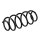 Suspension Spring set rear axle coil spring Ø 121 mm KYB for e.g. CITROËN C1