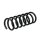 Suspension Spring set rear axle coil spring Ø 134 mm KYB for e.g. FORD MONDEO